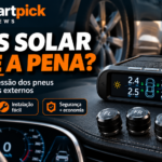 Monitor de Pressão dos Pneus TPMS Solar: Vale a Pena? Veja Como Funciona