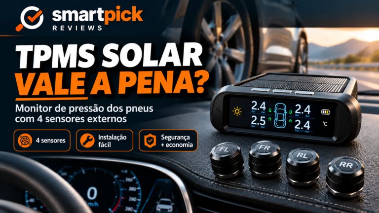 Monitor de Pressão dos Pneus TPMS Solar: Vale a Pena? Veja Como Funciona
